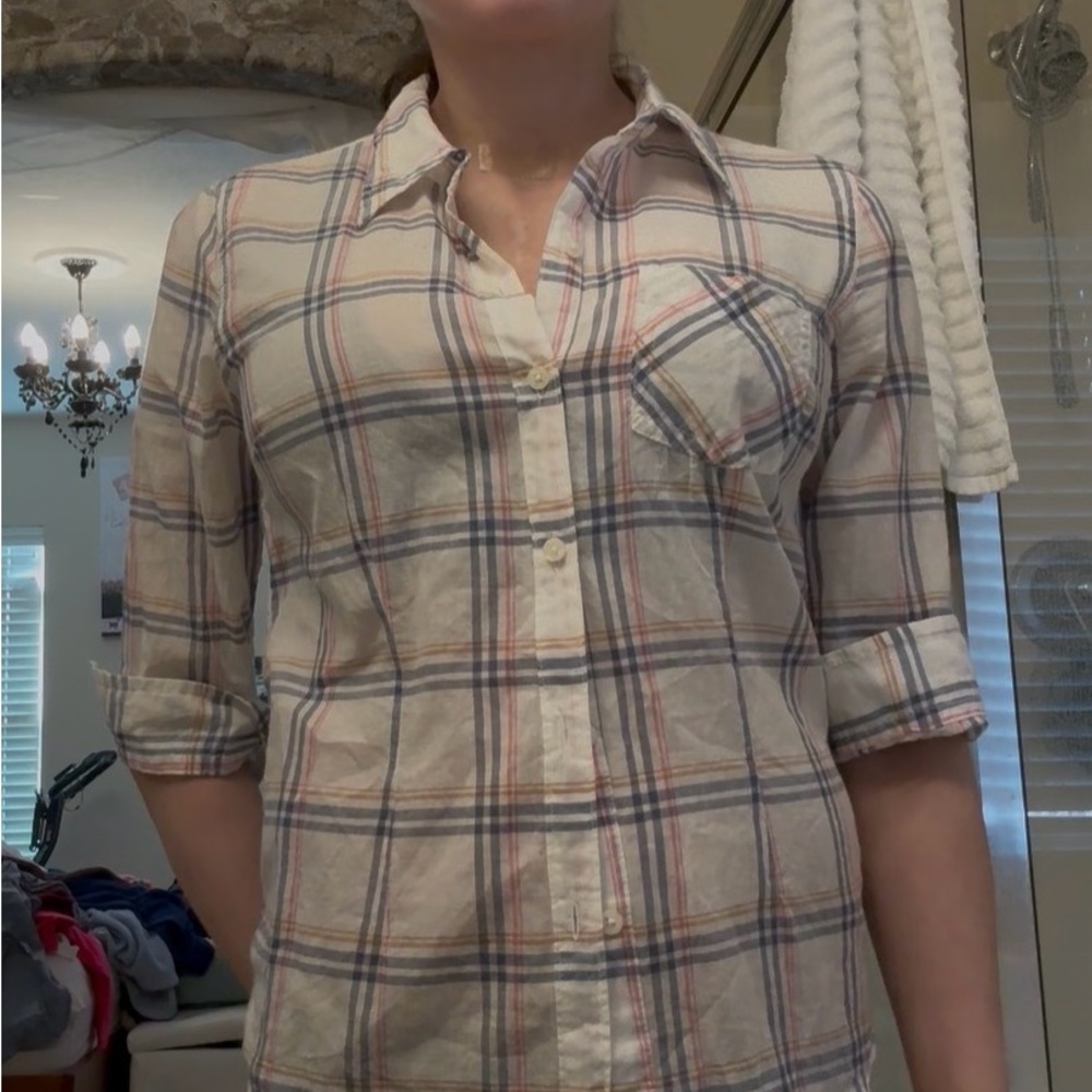 Small by Blue Asphalt Plaid Button Down Shirt
